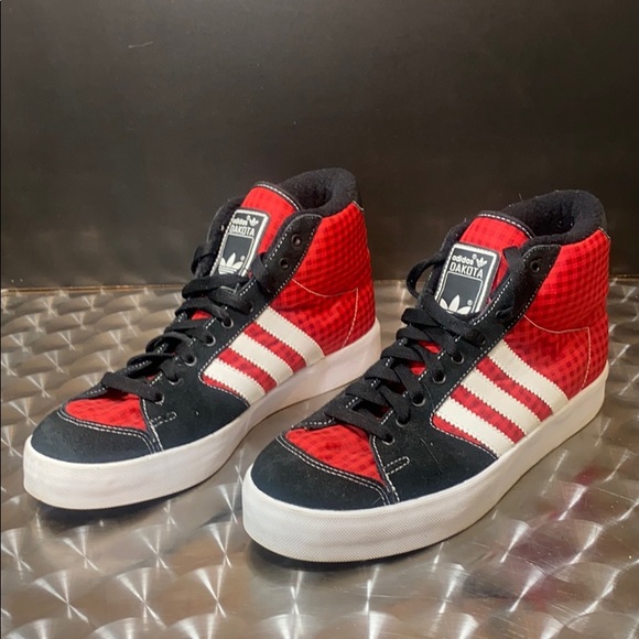 adidas Shoes Adidas Dakota Redblack Plaid Sneakers adidas Shoes Adidas Dakota Redblack Plaid Sneakers